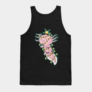 Christmas Axolotl Tank Top